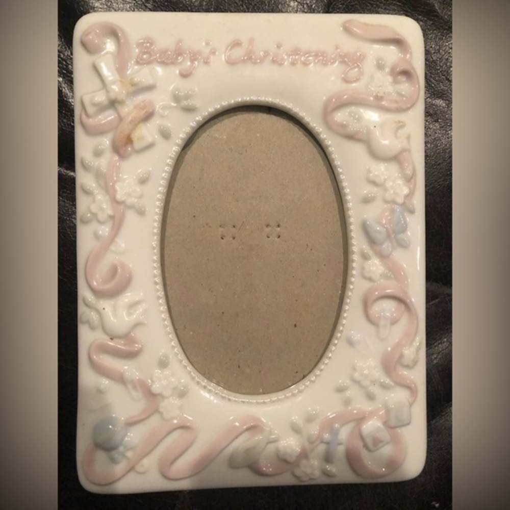 Baby"s Christening Picture Frame